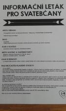 Abychom nemuseli všechno dokola opakovat, rozdávali jsme ke koláčům a oznámení i informační leták ;-)