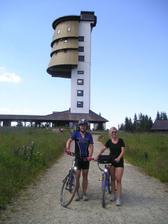 Šumava 07/06 - rozhledna Poledník - zdolána na kolech - ufff
