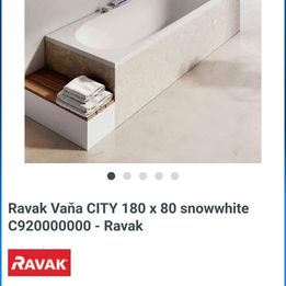 Nova Vana Ravak City 180x80 - Obrázok č. 1