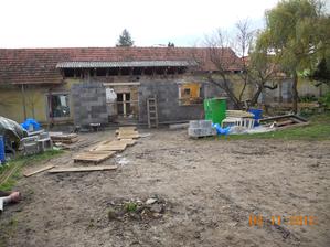 Už nová přístavba (podzim 2012)