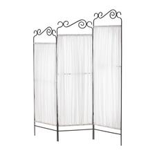 EKNE Paraván, šedá, biela-Šírka: 135 cm Výška: 161 cm- € 39,99