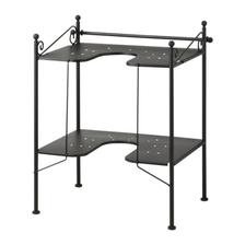 RÖNNSKÄR Policový diel, čierna-Šírka: 57 cm Hĺbka: 42 cm Výška: 70 cm- € 19,99