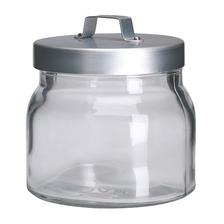 BURKEN Dóza s vrchnákom, číre sklo, hliník 0,5l € 1,29