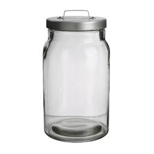 BURKEN Dóza s vrchnákom, číre sklo, hliník 2,2l- € 2,99
