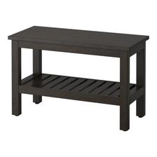 HEMNES Lavica, čierno-hnedé moridlo 83cm € 59,90
