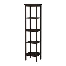 HEMNES Policový diel, čierno-hnedé moridlo 42x172cm € 89,90