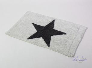 Kúpelňová predložka Hviezda biela, 50 x 80 cm,11,16 e