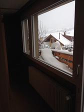 Výhľad z okna,konecne bez starych žalúzií .