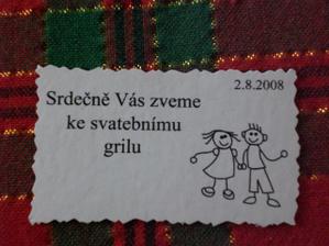 pozvánka ke svatebnímu grilu :)