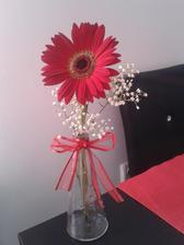 Gerbera a závoj č. 1