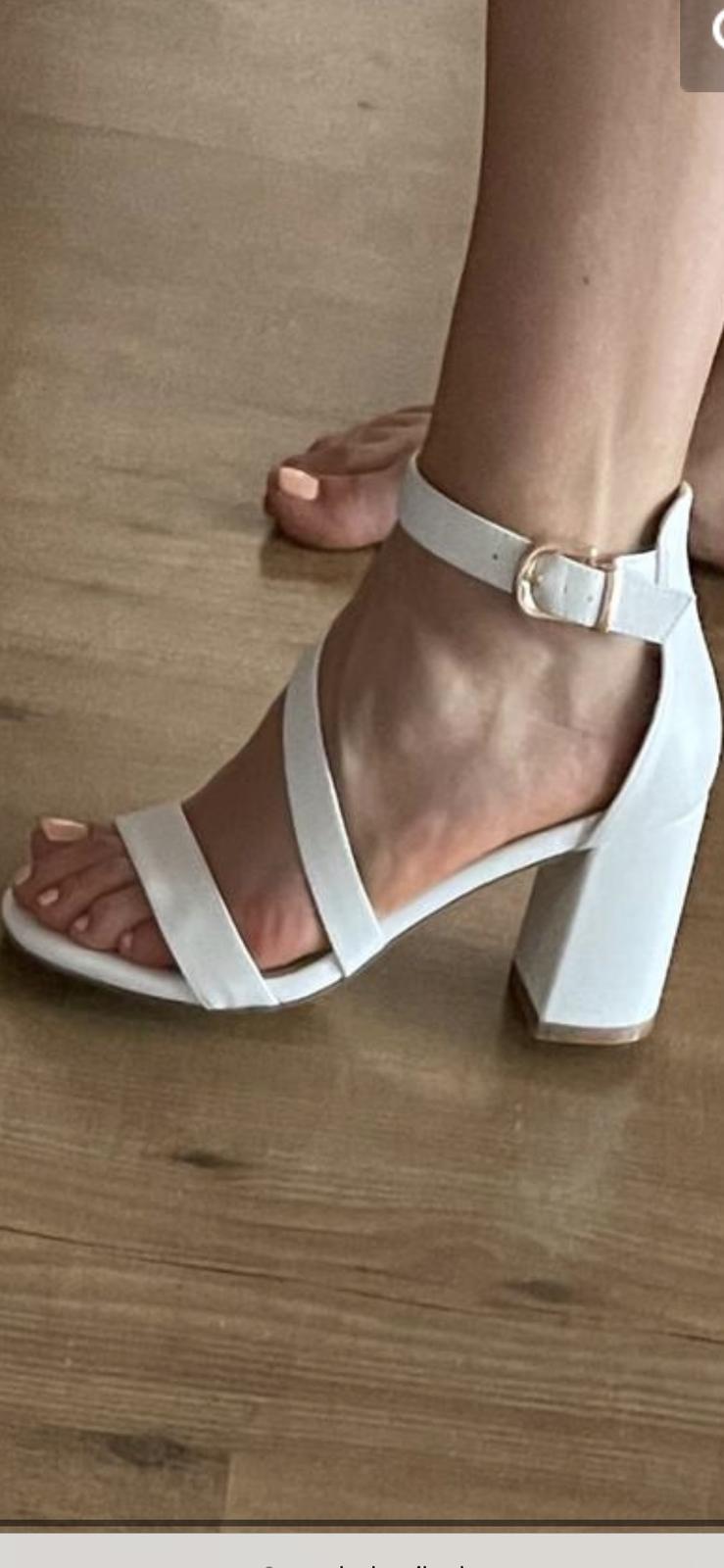 biele sandale - Obrázok č. 1