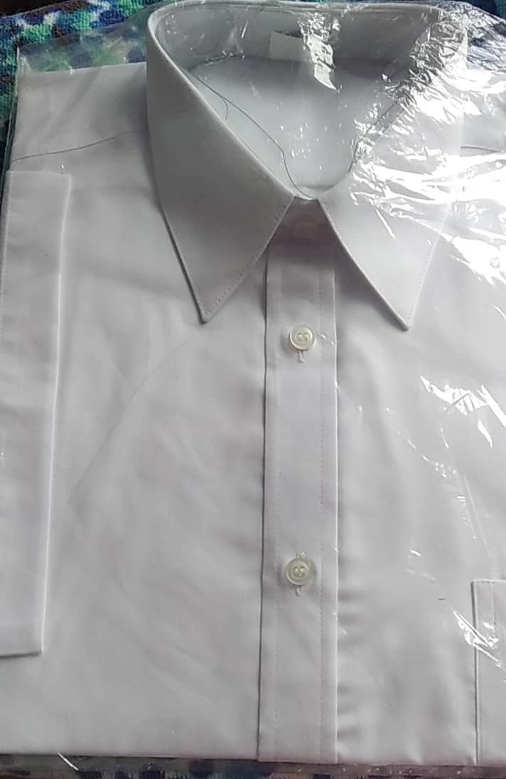 NOVÁ kalsická bílá košile s krátkým rukávem  40/165 - Obrázek č. 1