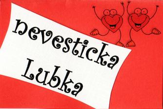menovka na stôl - moja