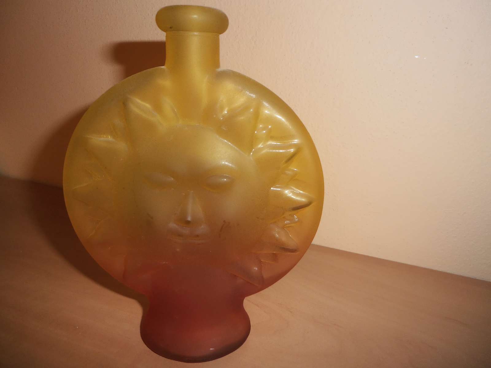 sklenena váza slniečko - Obrázok č. 1