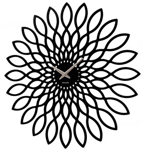 Dizajnové hodiny Slnečnica Karlsson 40cm - Obrázok č. 1