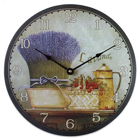 Nástenné hodiny HLC, Lavande, 30cm - Obrázok č. 1