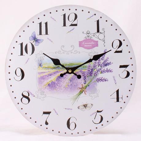 Nástenné hodiny HLC, Lavender, 34cm - Obrázok č. 1
