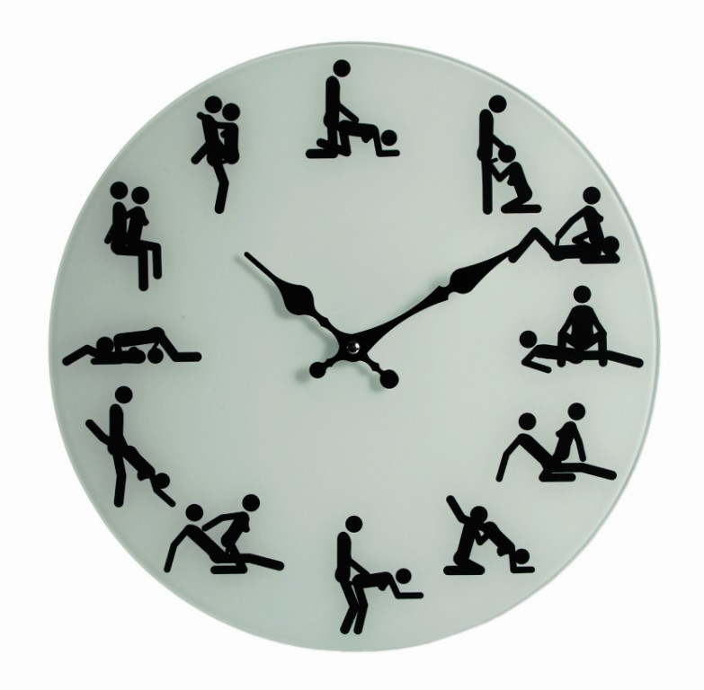 Nástenné hodiny Kámasútra, 35cm   - Obrázok č. 1