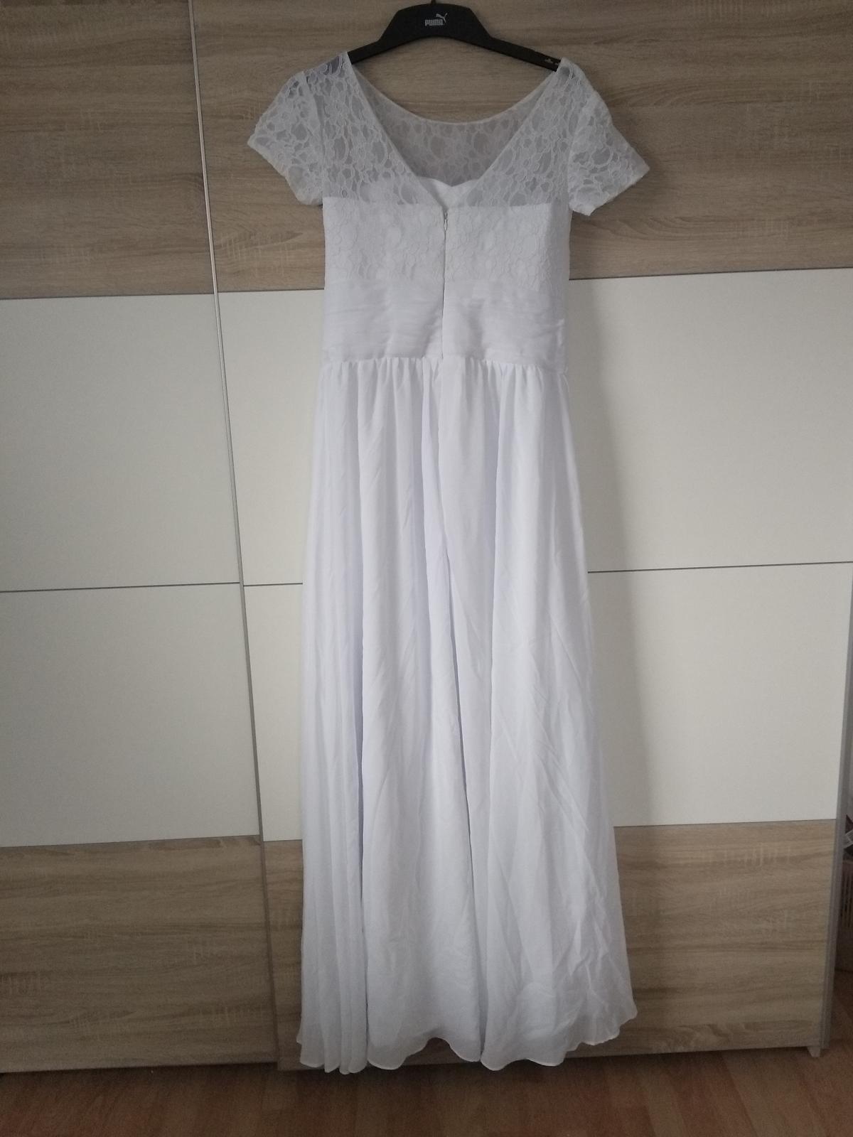 svadobné šaty s čipkou - Obrázok č. 3