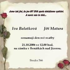 Poslední verze rozesílaného oznámení, papírové jsem "objela" zubatýma nůžkama a vypadá to dobře;o)