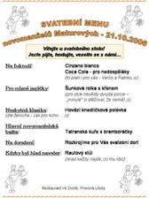 Naše menu - tak snad nějak takto...