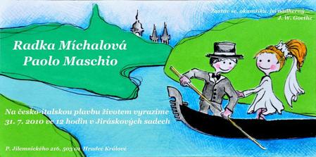 Česká verze pro českou svatbu