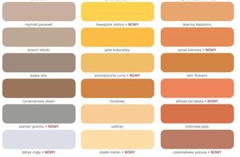 Vzorník namíchaných odstínů Dulux k dostání v Polsku - část B