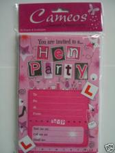 hen night invites