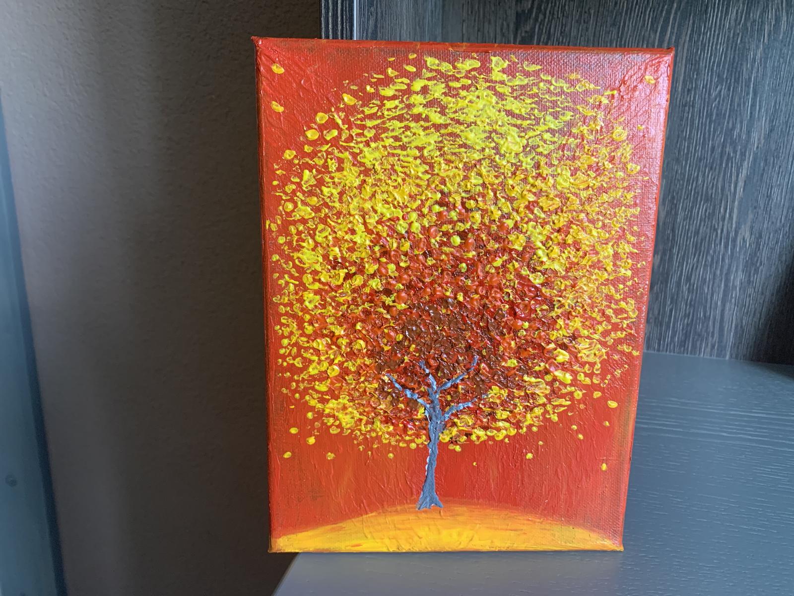 Obraz farebný strom abstract - Obrázok č. 1