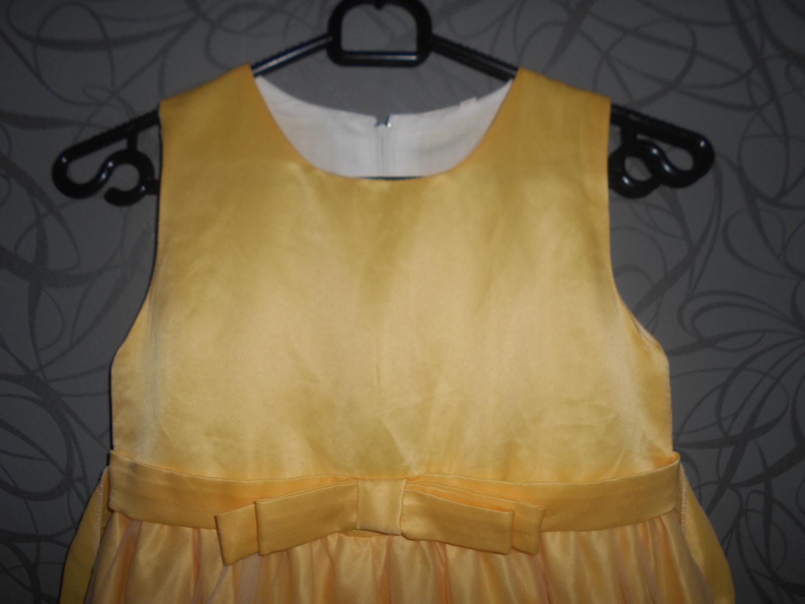 sluníčkové šaty 134-140 - Obrázek č. 1