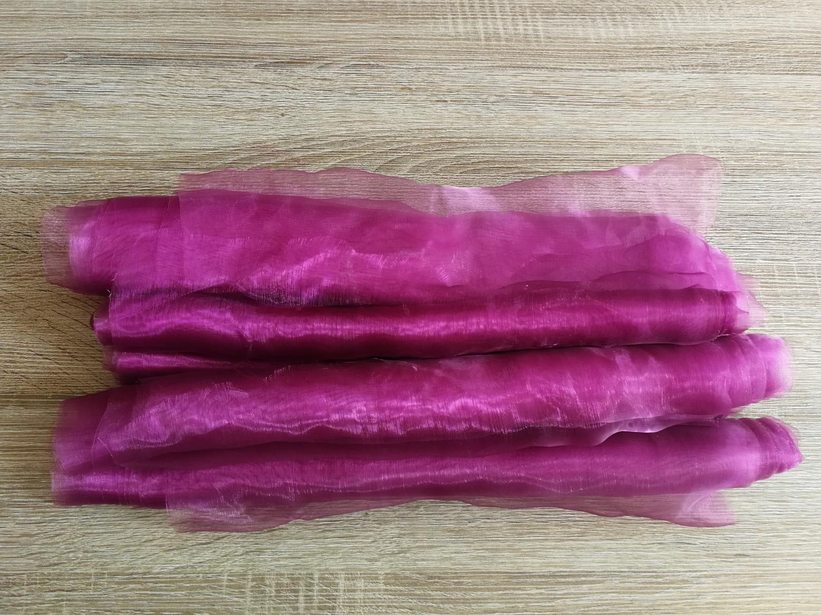 Purpurově fialová organza - Obrázek č. 1