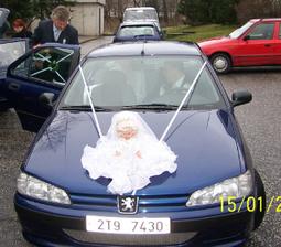 Takhle vypadalo auto nevěsty