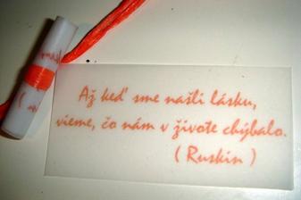 motto, povodne cast jednej verzie oznamok, ale tak sme ich pouzili na stol ku knihe hosti : )
