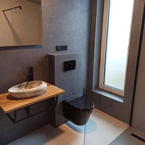 Dekorativní stěrky v koupelně