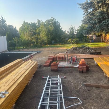 Renovace zahrady+ výstavba biotopu