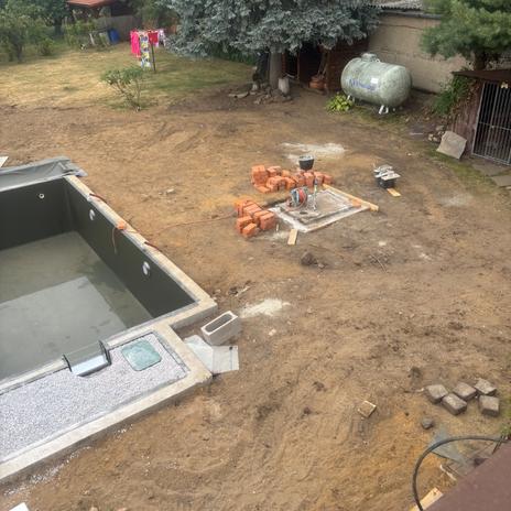 Renovace zahrady+ výstavba biotopu