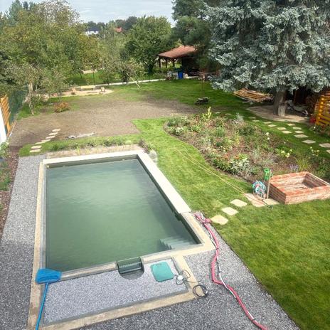 Renovace zahrady+ výstavba biotopu
