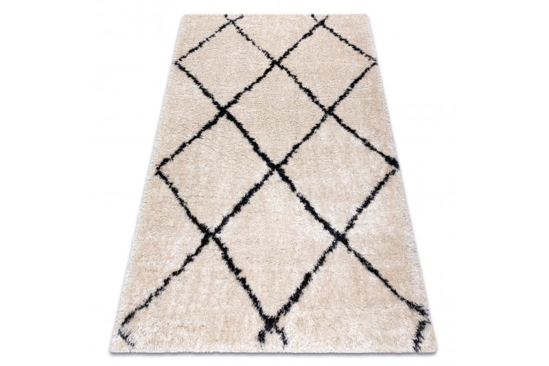 Čierny/biely shaggy koberec - Obrázok č. 2