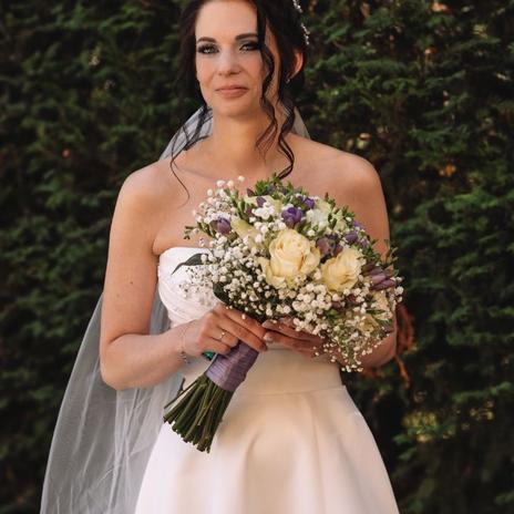 Svatební líčení a účes nevěsta Sandra