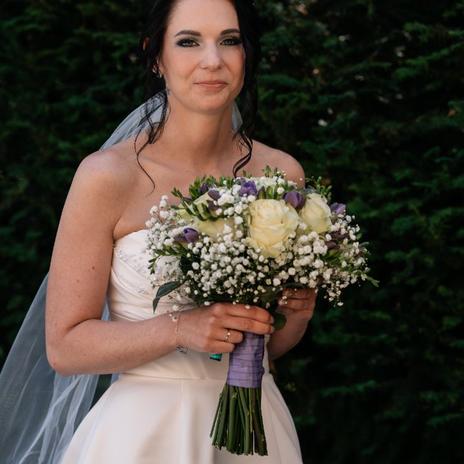 Svatební líčení a účes nevěsta Sandra