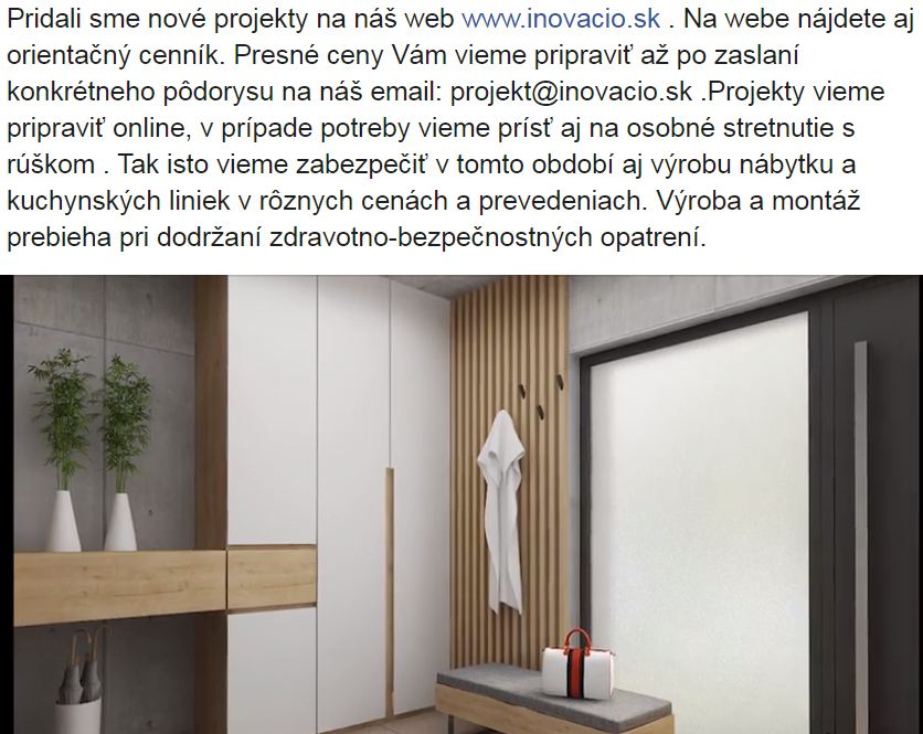 Interiér chodby Vysoká pri Morave 2020 - rodinný dom - Obrázok č. 5