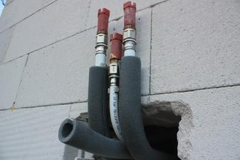 Vývod vody do kotolne
