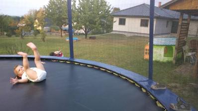 Hurááá konečně trampolína