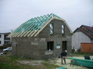 Listopad 2008 Jdeme na střechu.