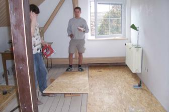 Dětský pokoj jsme dělali jako první, protože ten nám chyběl nejvíc...27.2.2008