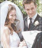Noah Wyle a Tracy Warbin