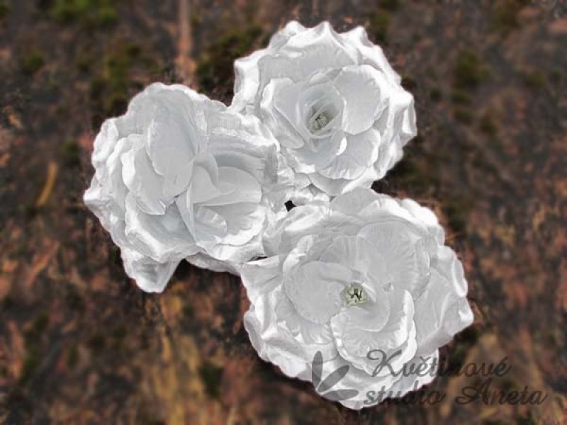 Květ růže stříbrný - Obrázek č. 1
