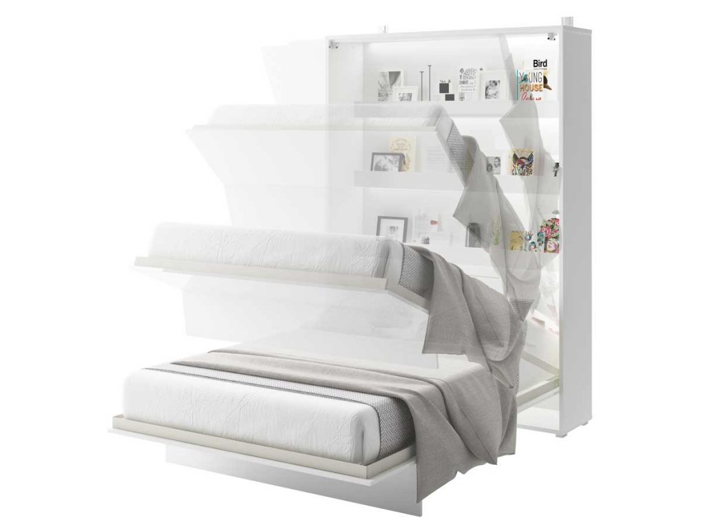 Výklopná posteľ BED CONCEPT BC-13 180x200 - biela - Obrázok č. 2