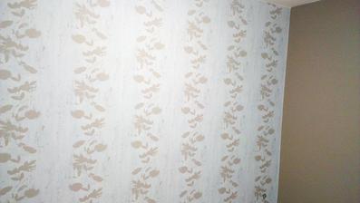 obycajna papierova tapeta dala poriadne zabrat,ale nakoniec teda visi, a je velmi krasna :-)....