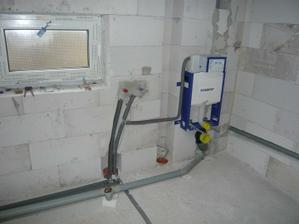 príprava na vaňu a WC